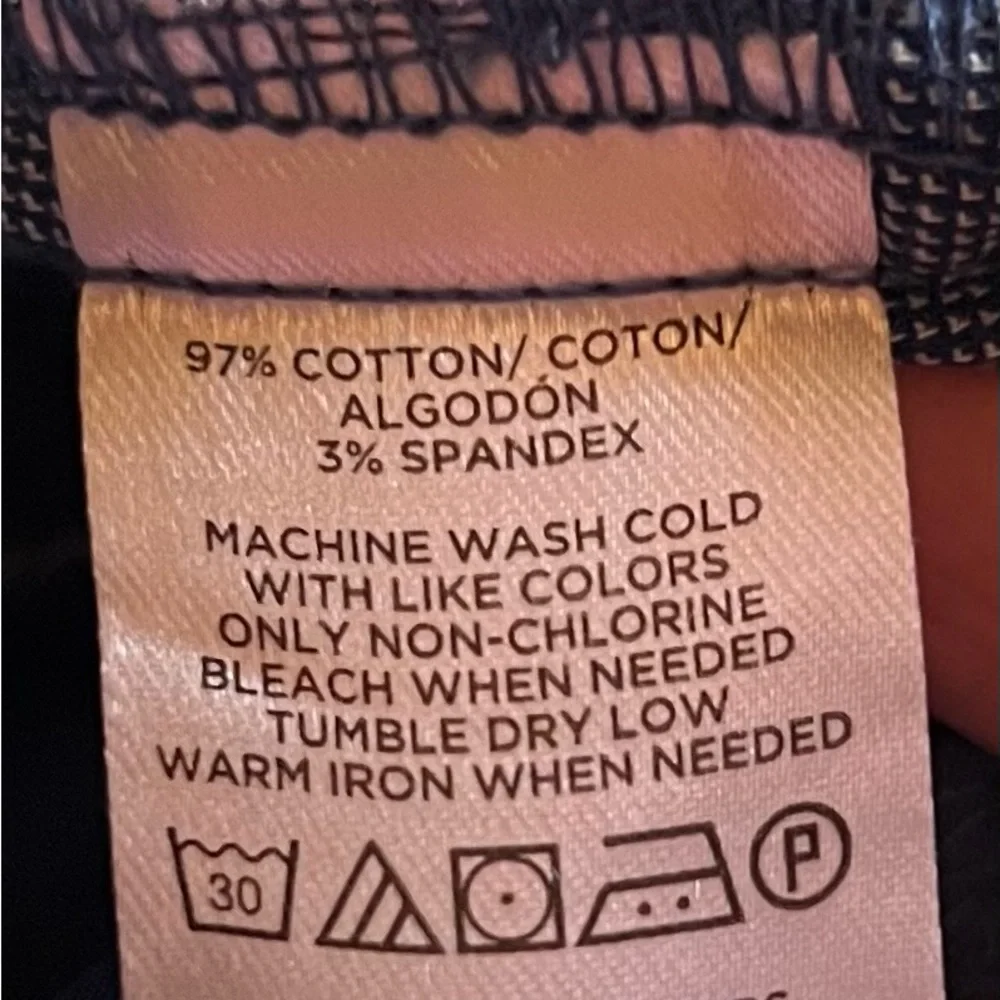 Loft, The Riviera Slim Blue Crop Pants, Size 4P, 1 3/4” Waist Band, Rise 9”. - Picture 7 of 10